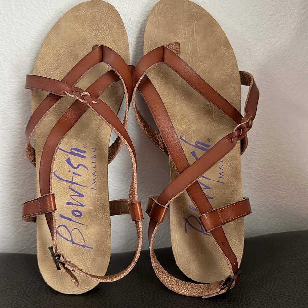 Blowfish Malibu Women's Granola-b Flat Sandal In EUC